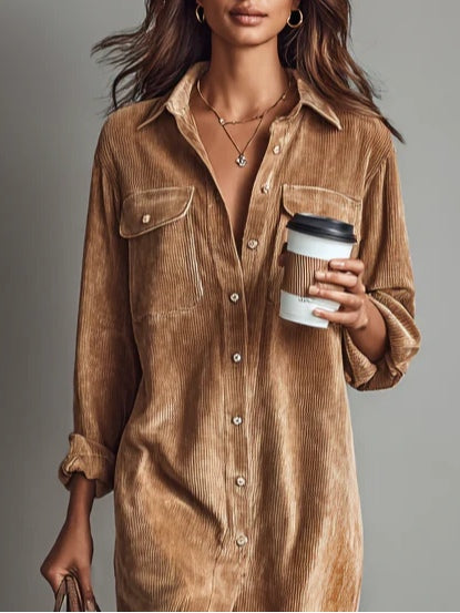 Vélin™ | Elegant Casual Dress with Relaxed Fit