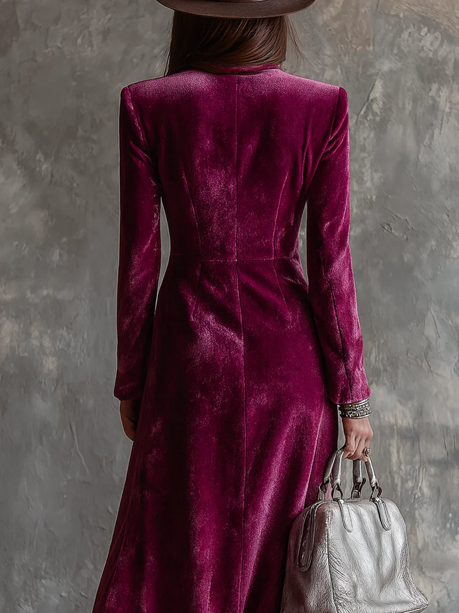 Vélin™ Victoria | Velvet Blazer Dress