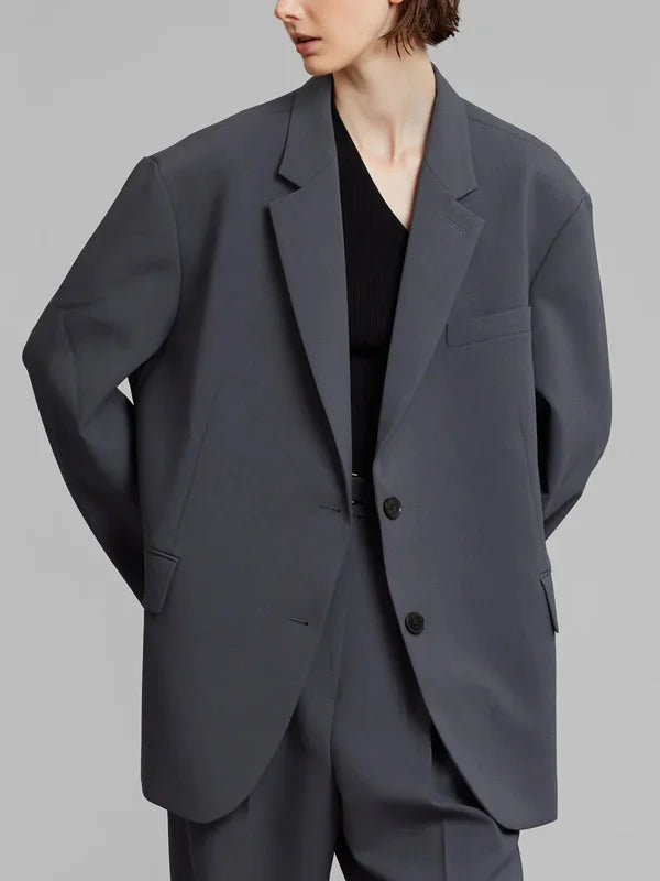 Vélin™ | Grey Oversized Blazer