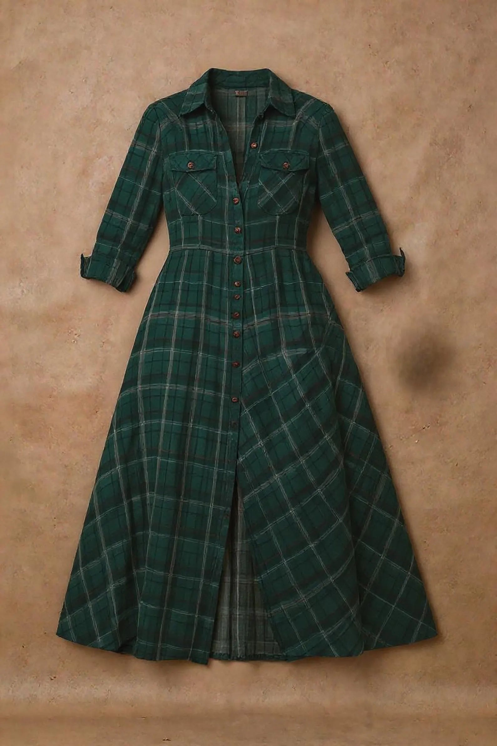 Vélin™ | Timeless Maxi Shirt Dress