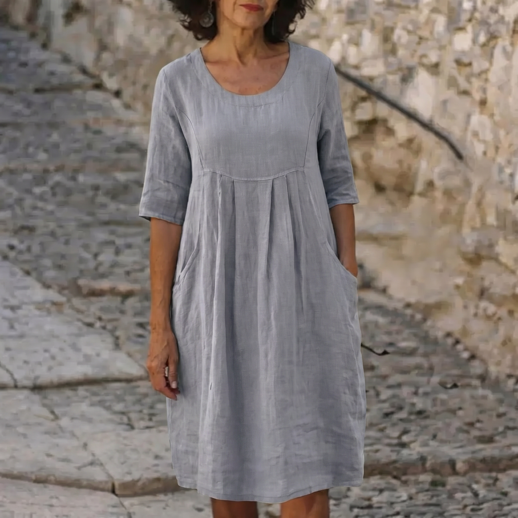 Jytte™ | Elegant Dress With Pockets
