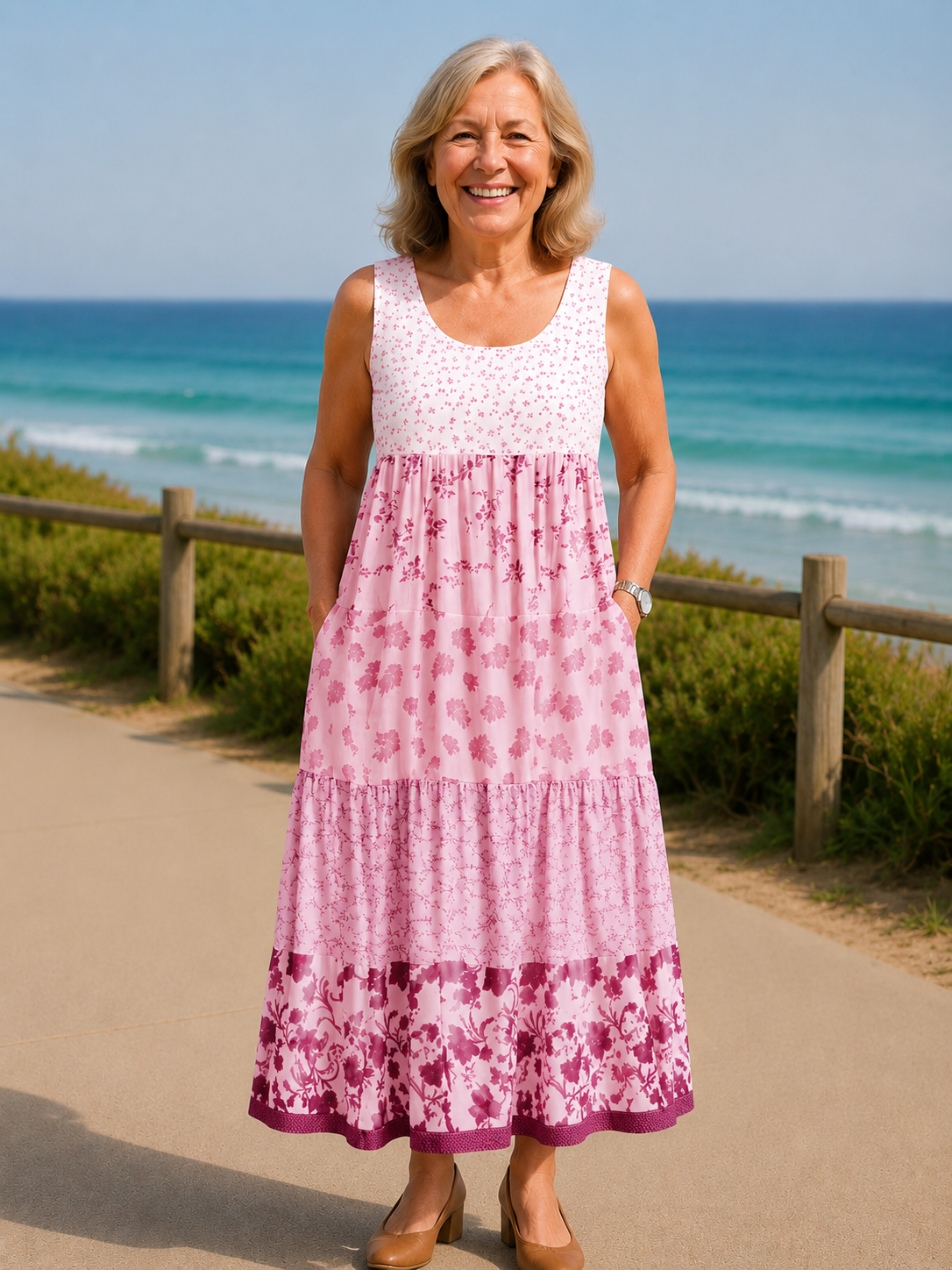 Ivryrose | Dress - Elegant Flow –Tummy-friendly design