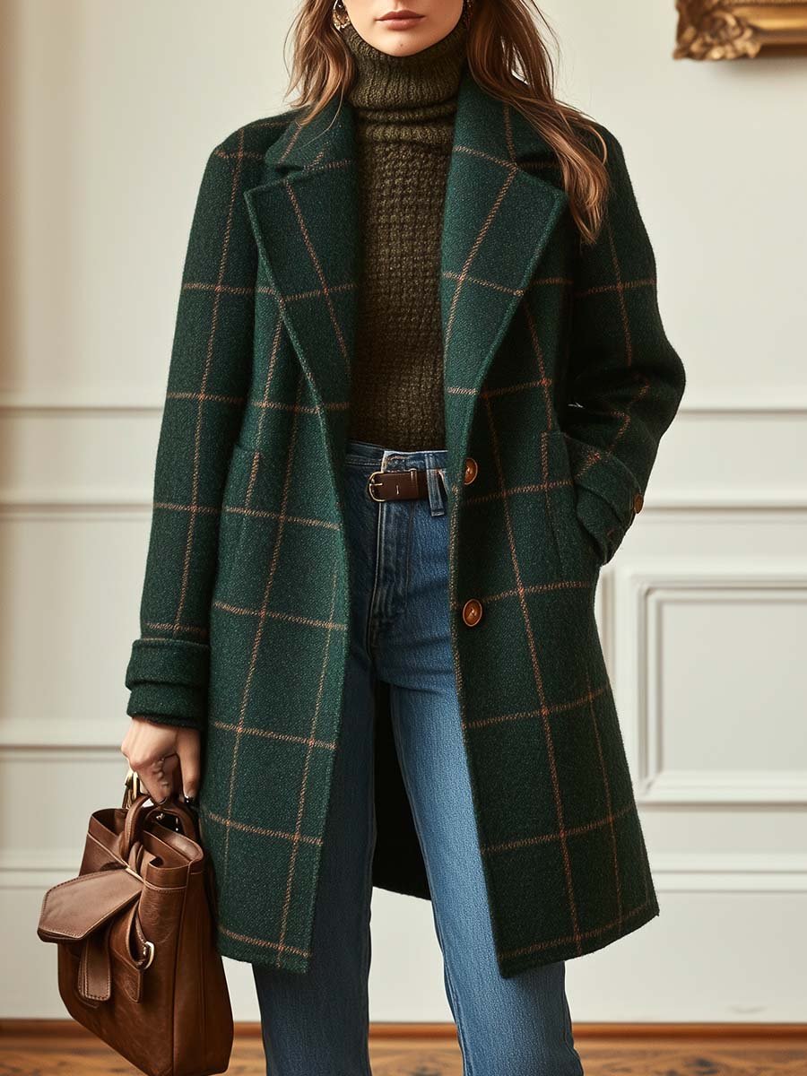 Vélin™ | Classic Check Coat