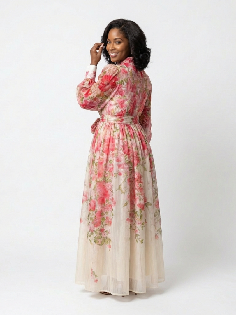 Cressida Floral Sheer Maxi Dress